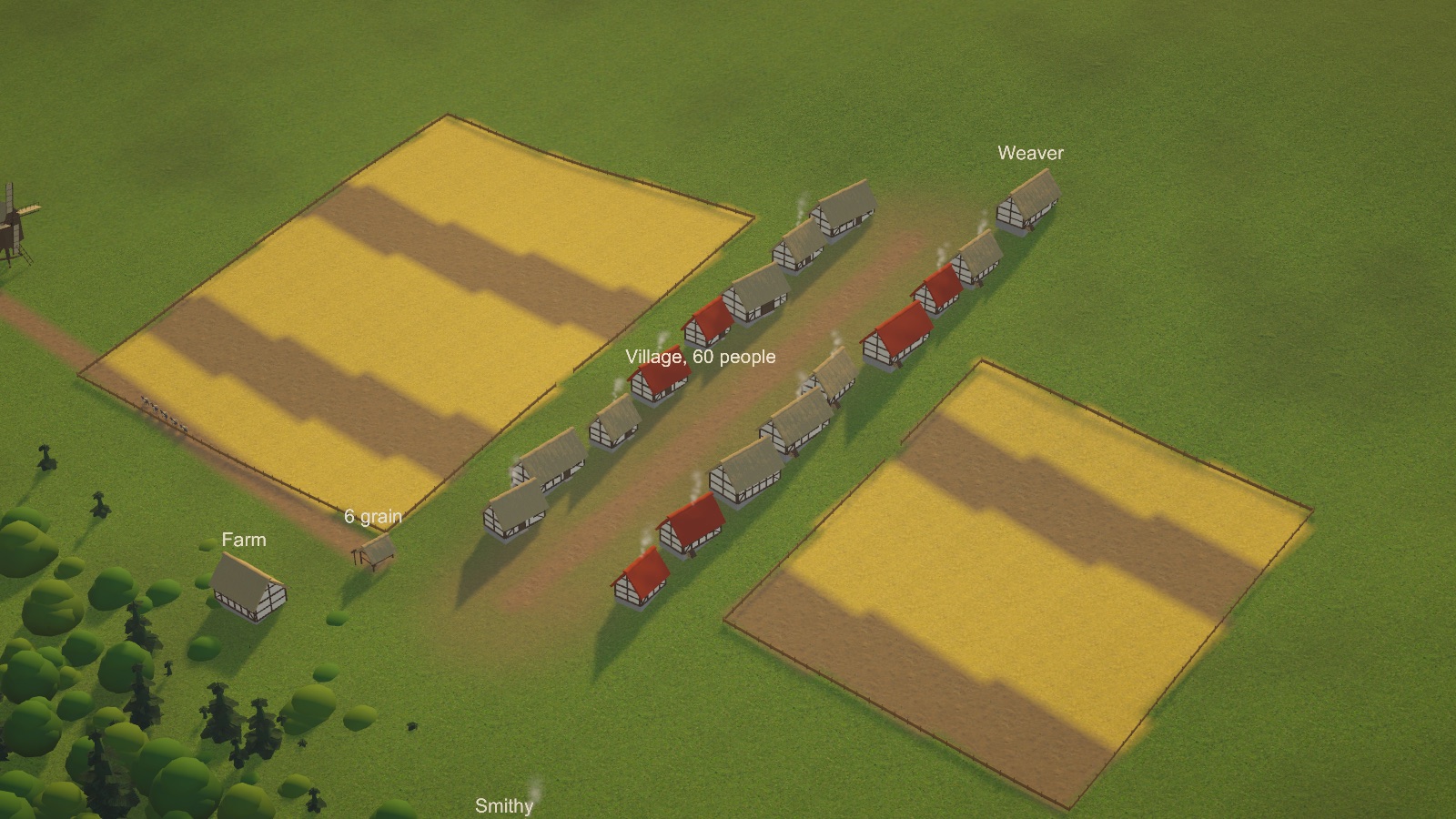 A valley made from a seed