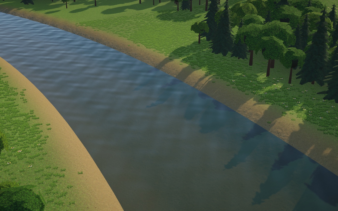 The river